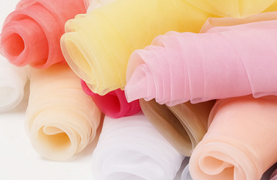 What is organza?  How to deal with wrinkled organza?